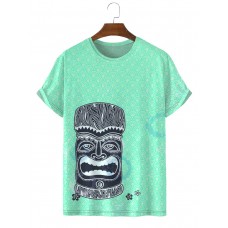 Men's Vintage aloha tiki Short Sleeve T-Shirt