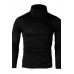 Men Turtleneck Basic Skinny Sweater